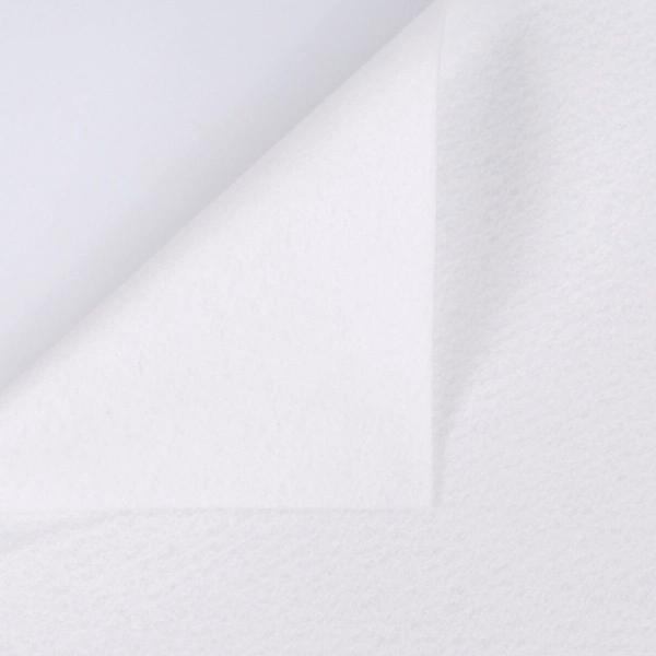 SULKY FELTY - Nadelfilz, uni, 25 cm x 3 m - Strahlendweiß 401